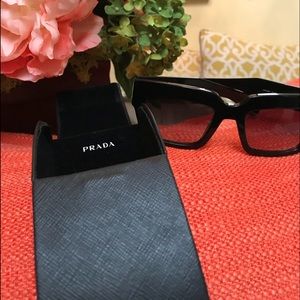 PRADA SPR28P SUNGLASSES BLK...$175 OBO